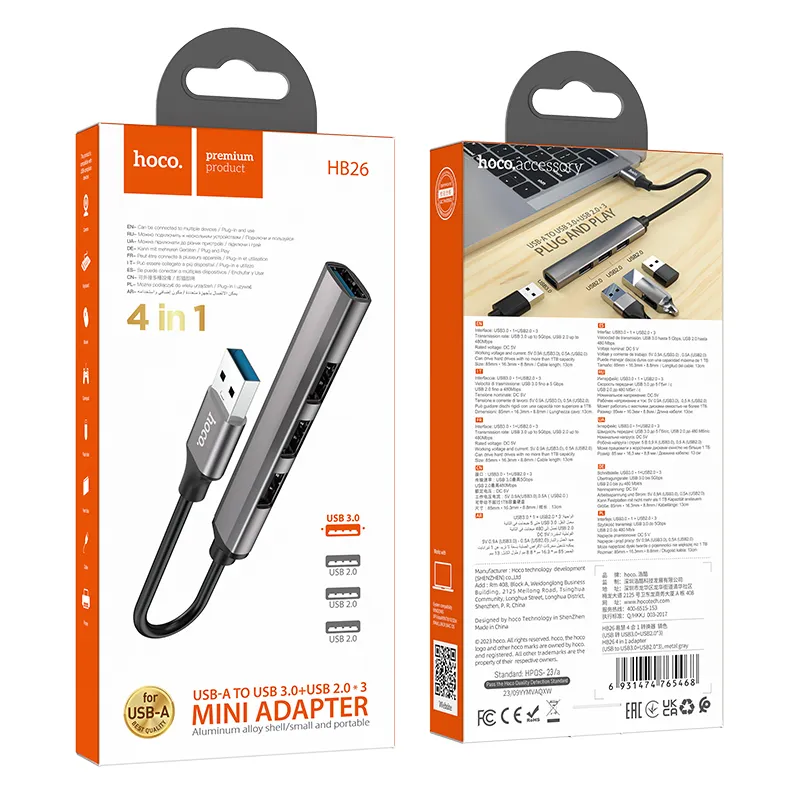 Kích thước nhỏ 85,05*16,3*8,83mm tiện mang theo