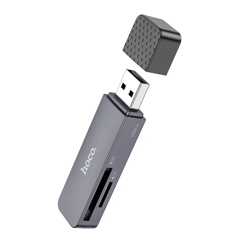 Hoco HB45 Spirit 2-in-1 kiểu dáng hiện đại tiện lợi kết nối SD và TF nhanh chóng