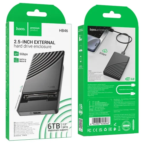 Bộ Chuyển Đổi Hoco HB46 USB3.0 2.5-inch SATA hard drive enclosure