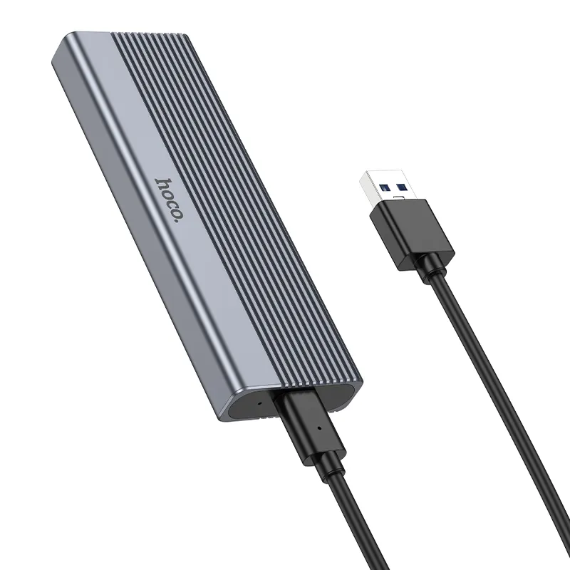 Bộ Chuyển Đổi Hoco HB47 M.2 SSD Enclosure USB3.1/6Gbps thiết bị chuyển đổi ổ SSD ngoài hiệu quả
