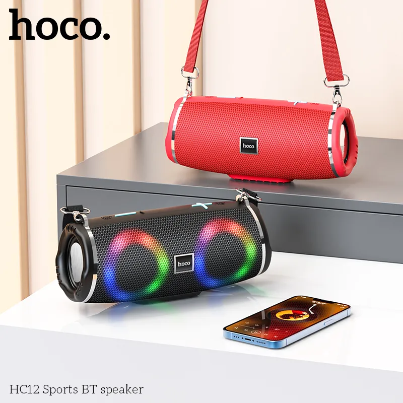 Loa Bluetooth Thể Thao Hoco HC12 thiết kế hiện đại, công năng đa dạng