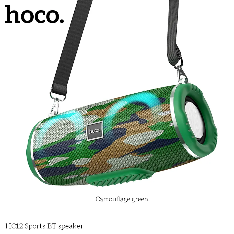 Loa Bluetooth Hoco HC12 thiết kế chắc chắn, chống nước