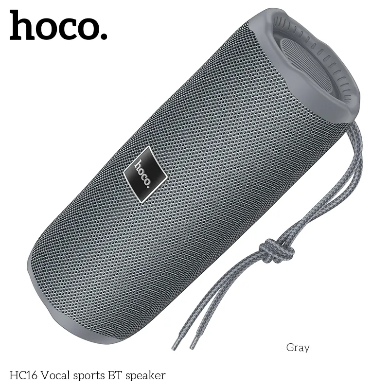Loa Bluetooth Thể Thao Hoco HC16 Vocal thiết kế hiện đại, âm thanh sống động, nhỏ gọn dễ mang theo