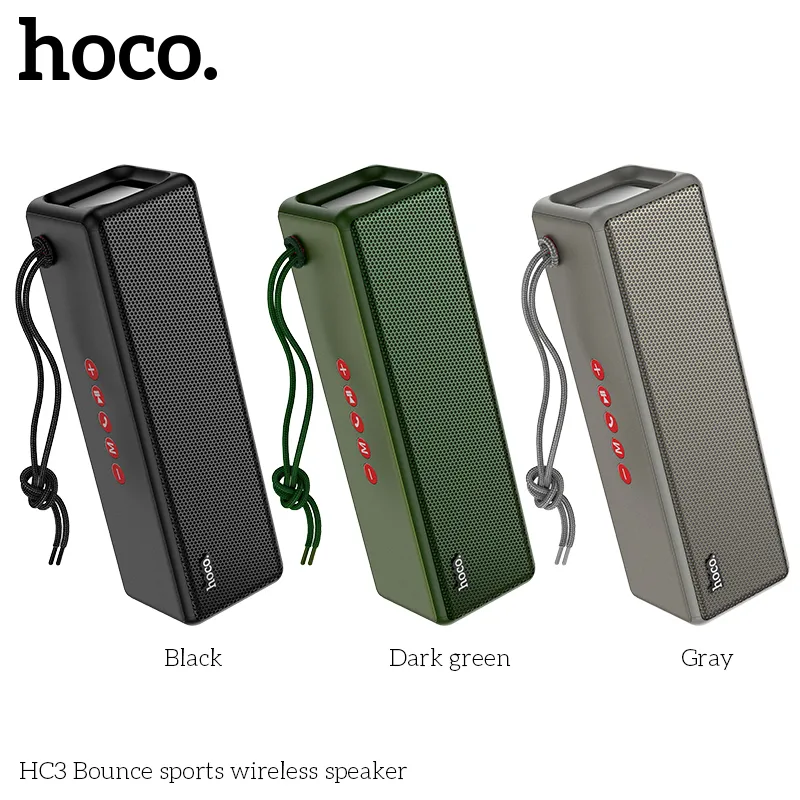 Kích thước loa Bluetooth thể thao Hoco HC3 Bounce 202x60x60mm gọn nhẹ thuận tiện mang theo