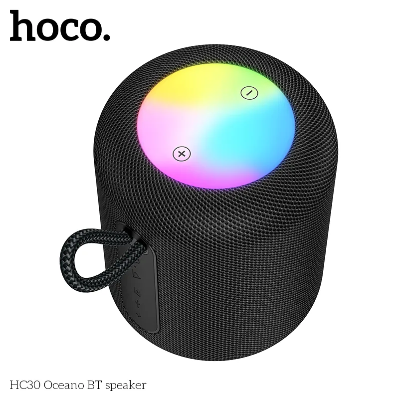 Kích thước Loa Bluetooth Hoco HC30 Oceano 105x105x128mm tiện lợi di chuyển