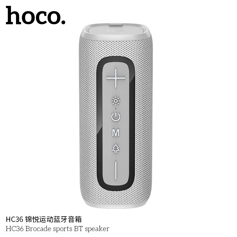 Trải nghiệm âm thanh sống động cùng Hoco HC36 Brocade với loa kép công suất 5W x 2