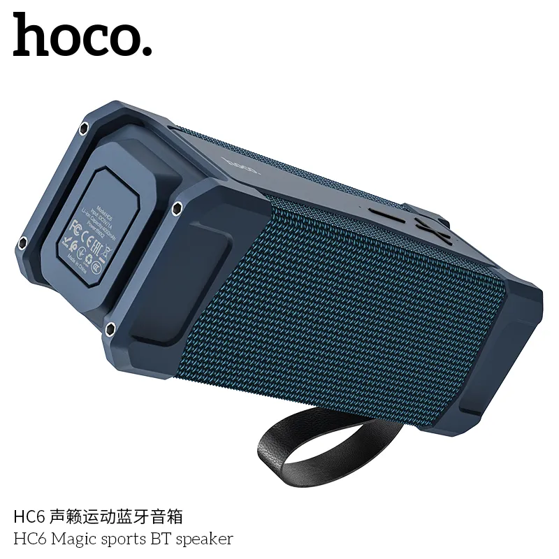 Loa Bluetooth Thể Thao Hoco HC6 Magic thiết kế nhỏ gọn dễ mang theo