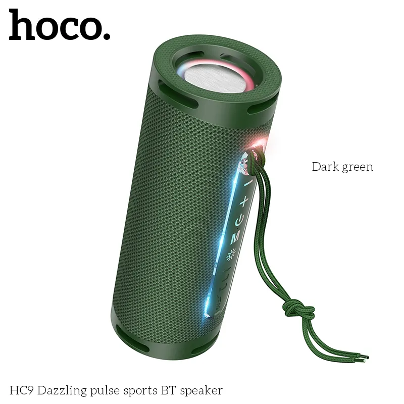 Loa Bluetooth Hoco HC9 công năng đa dạng, hỗ trợ nhiều kết nối như Bluetooth 5.1, TF, USB, AUX và FM