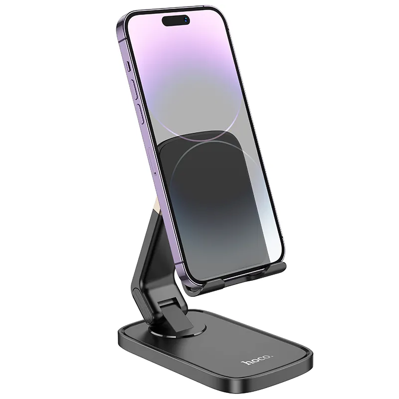 Giá Đỡ Hoco HD8 Blackfish hỗ trợ điện thoại từ 4.5-7 inch, dễ dàng gắn và sử dụng trên bàn