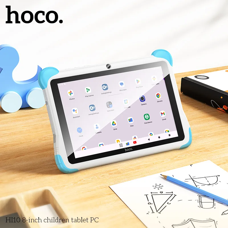 Trải nghiệm màn hình LCD HD 8 inch với cảm ứng điện dung 10 điểm cho trẻ em