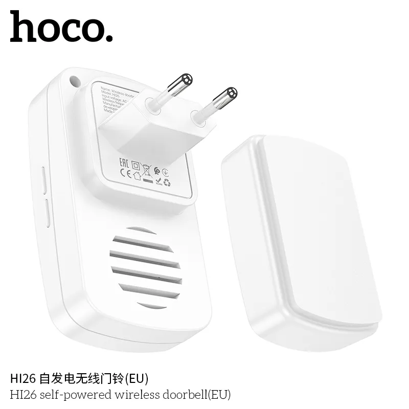 Trải nghiệm chuông cửa không dây Hoco HI26 với 38 bản nhạc đa dạng