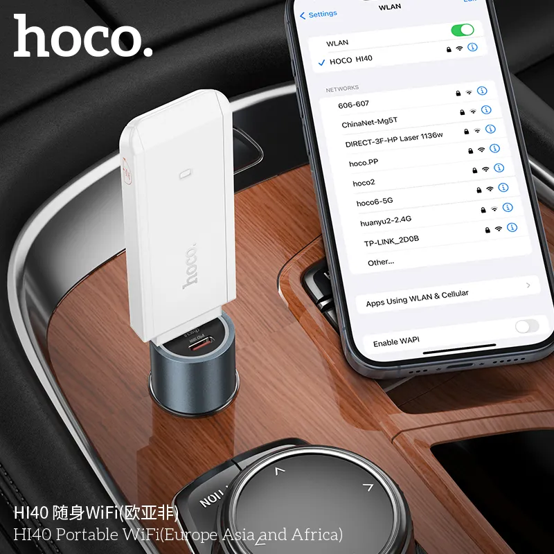 WiFi Di Động Hoco HI40 thiết bị kết nối mạng 4G tiện lợi