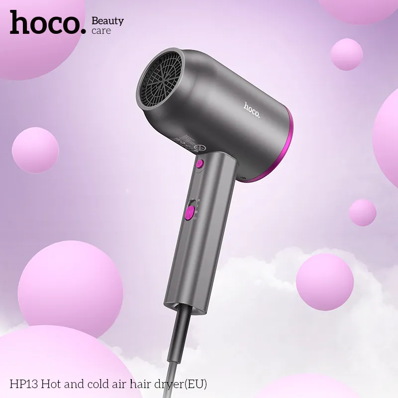 Máy Sấy Tóc Nóng Lạnh Hoco HP13 thiết kế nhỏ gọn