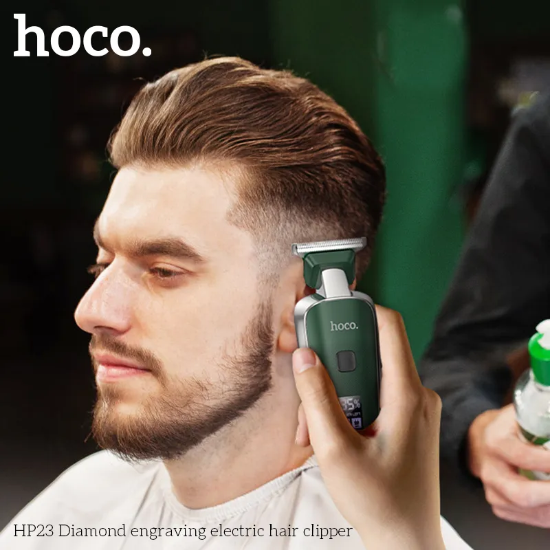 Tông đơ khắc hoa văn điện Hoco HP23 thiết kế sang trọng và bền bỉ dễ dàng sử dụng