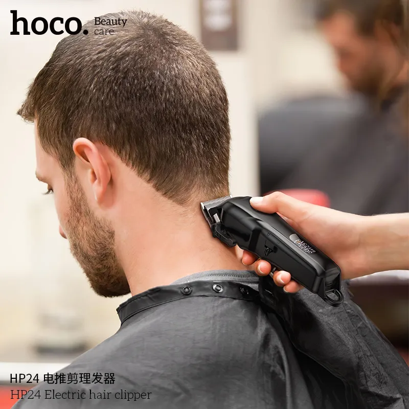 Tông đơ Hoco HP24 kiểu dáng nhỏ gọn, màu sắc tinh tế giúp cầm nắm dễ dàng