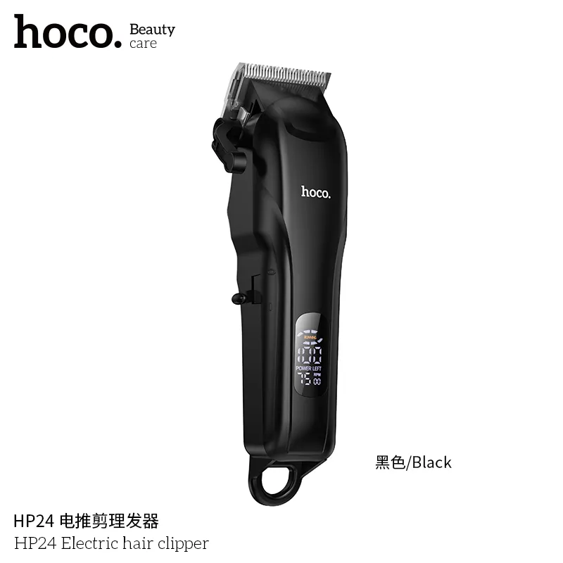 Kích thước tông đơ Hoco HP24 nhỏ gọn 192x57x45mm, trọng lượng nhẹ 266g dễ thao tác