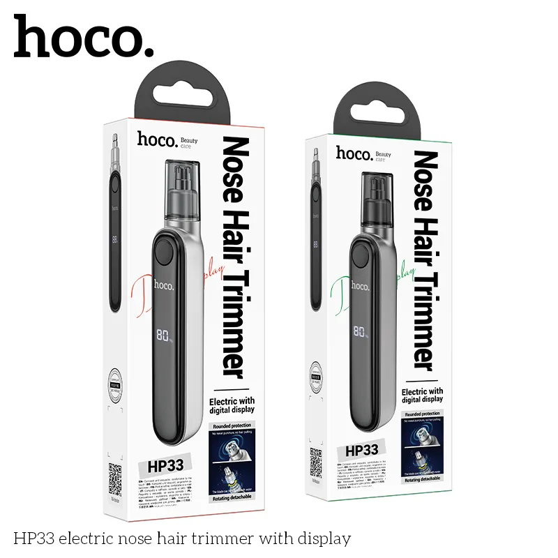 Máy Tỉa Lông Mũi Hoco HP33 thiết kế nhỏ gọn hiện đại dễ sử dụng