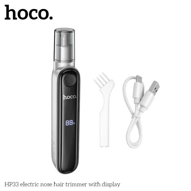 Máy Tỉa Lông Mũi Hoco HP33 kiểu dáng thời trang, chất liệu ABS bền bỉ