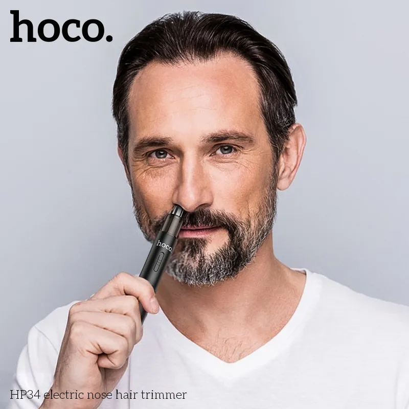 Máy Tỉa Lông Mũi Điện Hoco HP34 thiết kế nhỏ gọn, tiện lợi cho việc chăm sóc cá nhân