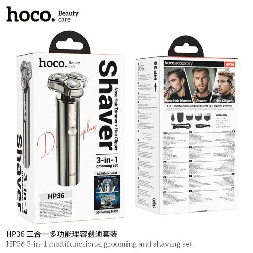 Bộ Tông Đơ Cạo & Tỉa Đa Năng 3 Trong 1 Hoco HP36