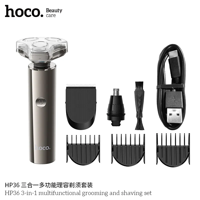 Công năng 3 trong 1: cạo, tỉa tóc, tỉa lông mũi đa dụng