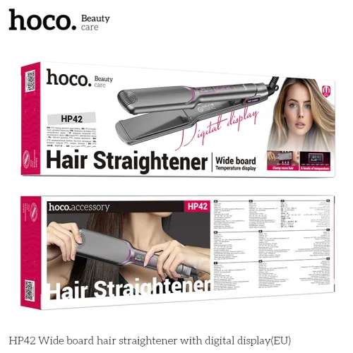 Máy Duỗi Tóc Bản To Có Màn Hình Hoco HP42