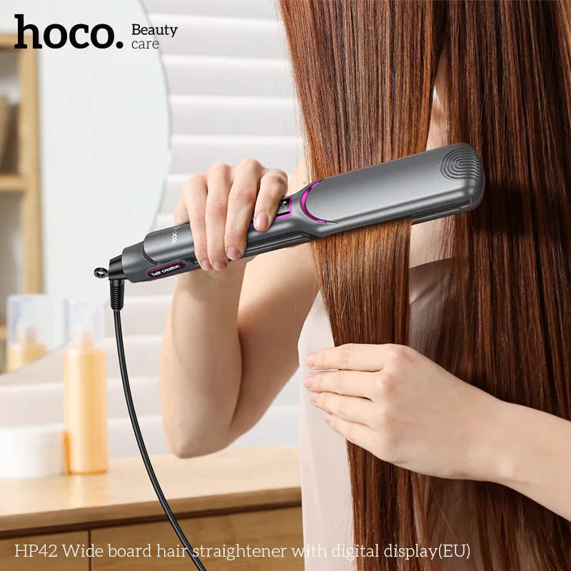 Trải nghiệm sử dụng Máy Duỗi Tóc Hoco HP42 nhẹ nhàng, kiểm soát nhiệt độ chính xác