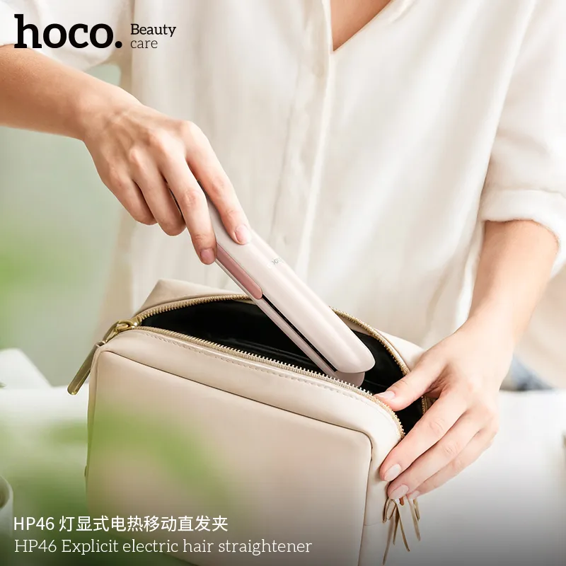 Máy Duỗi Tóc Điện Hoco HP46 công năng làm thẳng tóc nhanh chóng