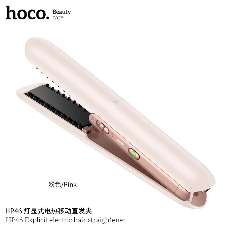 Máy Duỗi Tóc Điện Hoco HP46 kích thước nhỏ gọn dễ mang theo