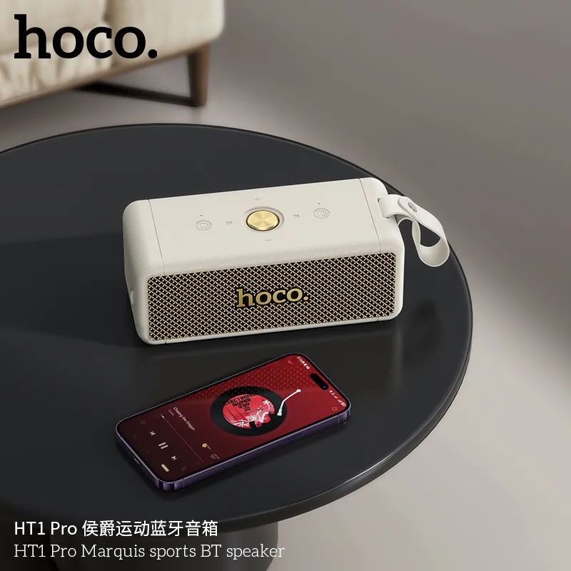 Loa Bluetooth Thể Thao Hoco HT1 Pro Marquis đa năng, thiết kế nhỏ gọn, âm thanh sống động