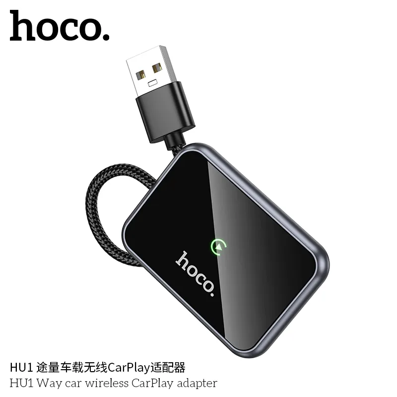 HU1 Bộ chuyển đổi CarPlay không dây Way cho ô tô thiết kế nhỏ gọn hiện đại
