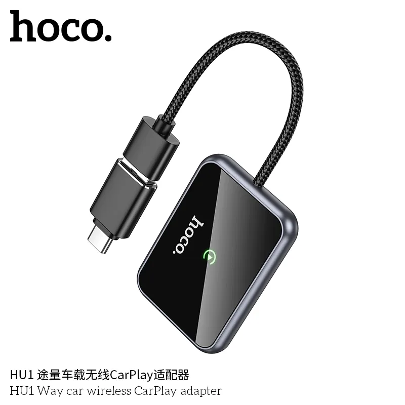 Đóng gói HU1 bộ chuyển đổi CarPlay chuẩn đẹp, đủ phụ kiện