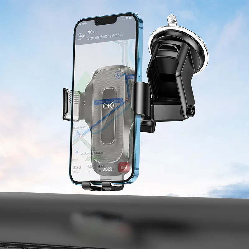 Kích thước giá đỡ ô tô Hoco HW3 phù hợp điện thoại 4.5-7 inch, kẹp rộng 67-90mm tối ưu cho trung tâm xe