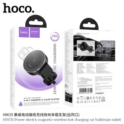 Giá Đỡ Ô Tô Sạc Không Dây Hoco HW35 Power Electric (Air Outlet)