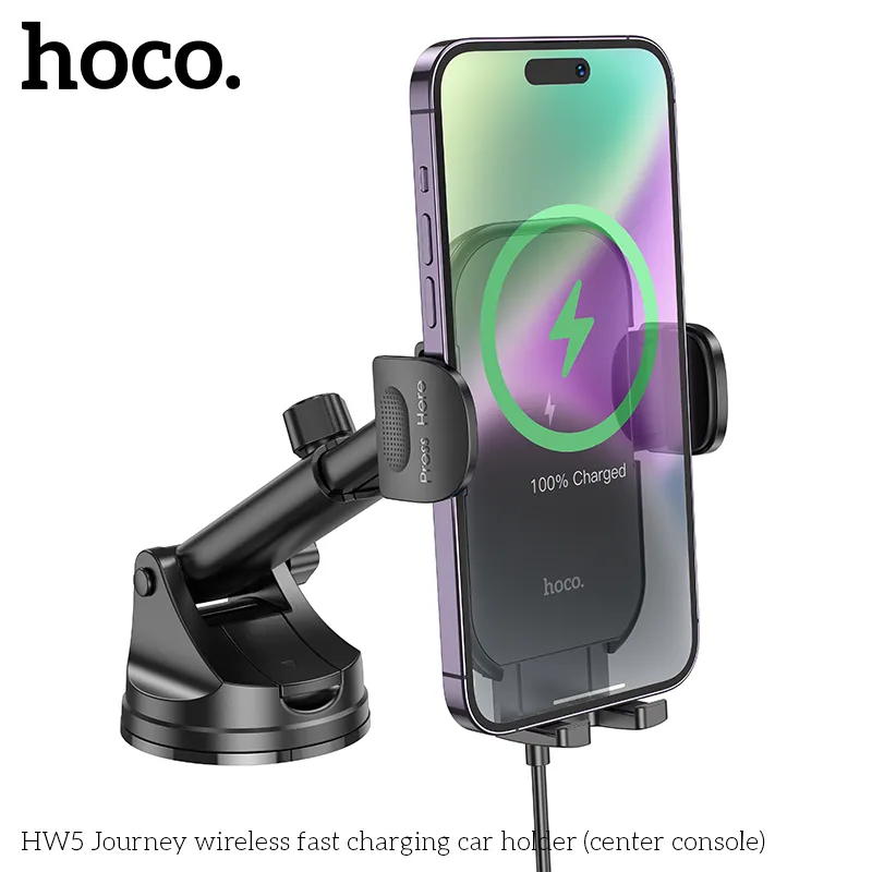 Giá Đỡ Hoco HW5 Journey với thiết kế bền chắc PC+ABS