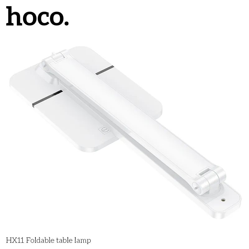 Thương hiệu Hoco uy tín với đèn bàn HX11 bền bỉ, chống cháy ABS an toàn