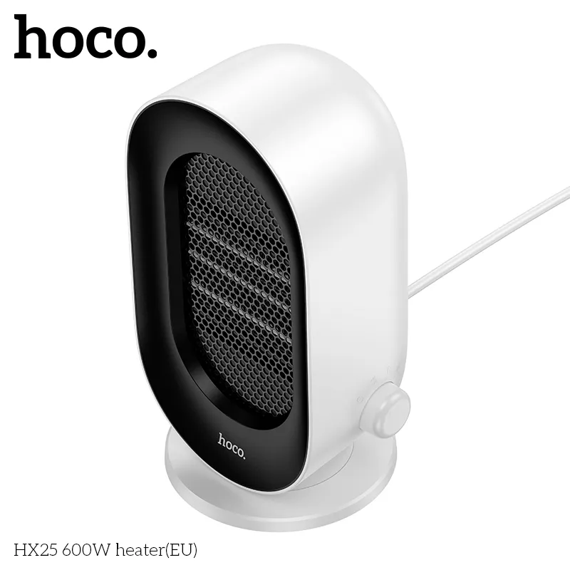 Trải nghiệm thoải mái với Máy Sưởi Hoco HX25 600W cùng 3 mức điều chỉnh nhiệt độ