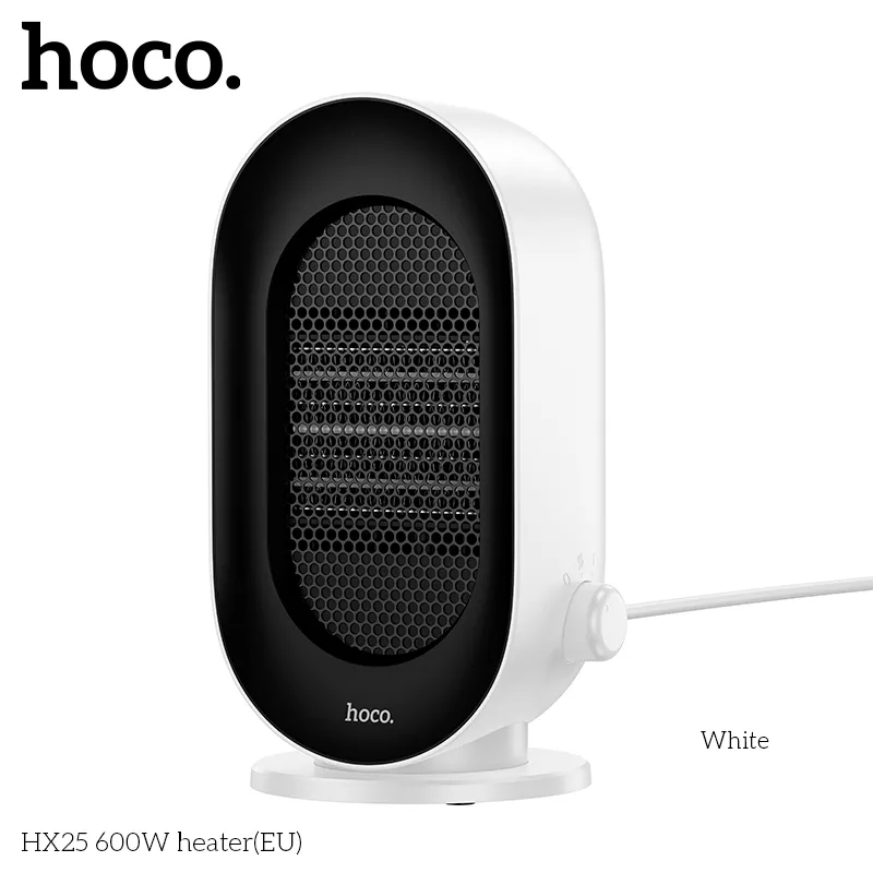 Tính năng chi tiết Máy Sưởi Hoco HX25 600W với công nghệ gia nhiệt bằng gốm PTC