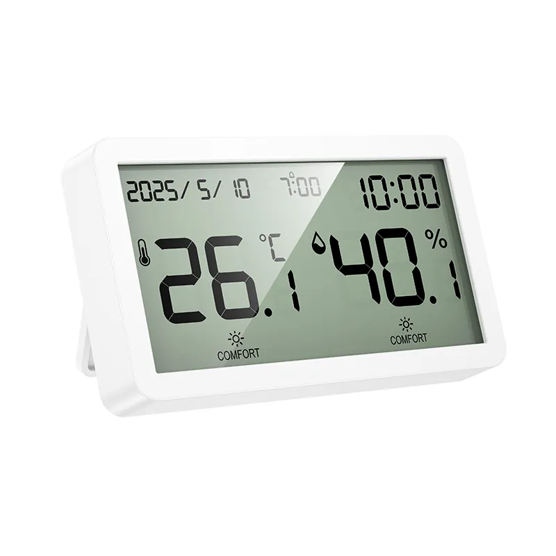 Đồng Hồ Điện Tử Hoco HX42 Trong nhà kèm nhiệt ẩm kế thiết kế hiện đại dễ sử dụng