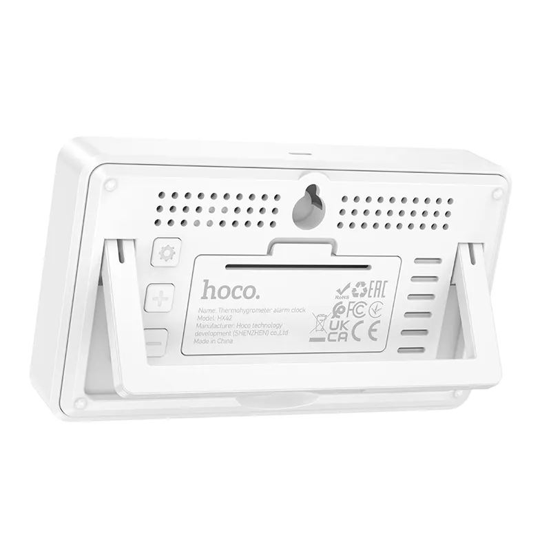 Tính năng chi tiết Đồng Hồ Điện Tử Hoco HX42: báo thức, hiển thị ngày giờ, cập nhật nhiệt ẩm