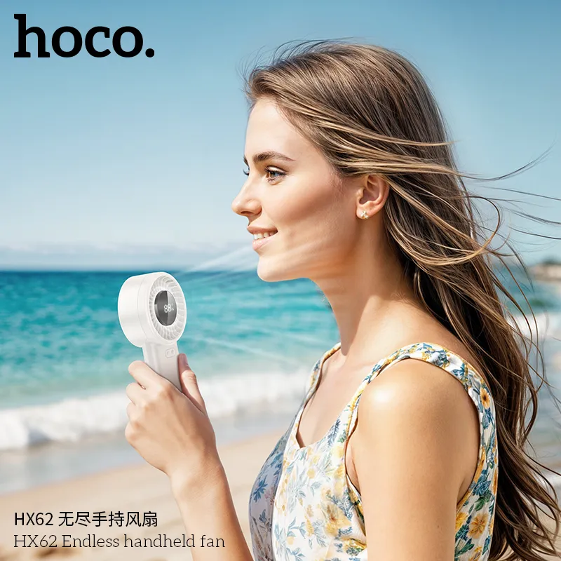 Quạt Hoco HX62 Quạt cầm tay Endless thiết kế nhỏ gọn tiện lợi