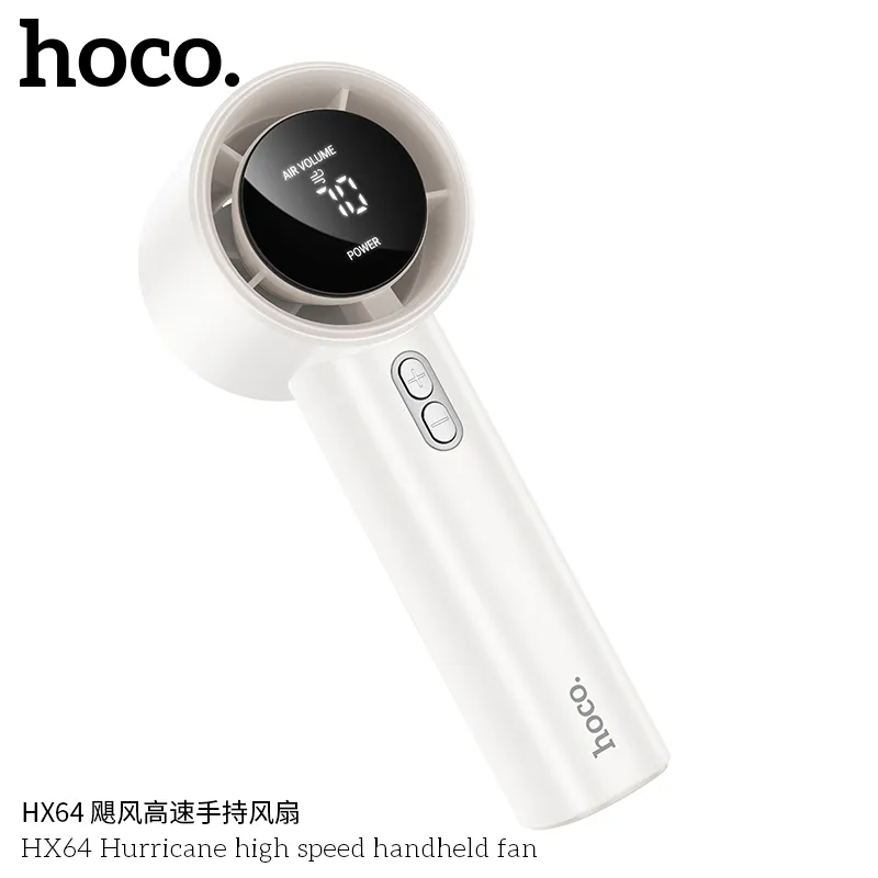 Đóng gói Quạt Hoco HX64 an toàn, đầy đủ phụ kiện