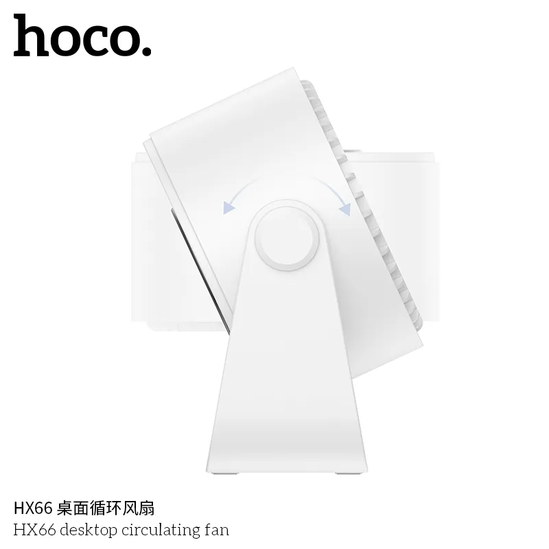 Quạt Hoco HX66 trải nghiệm vận hành êm ái độ ồn 50db