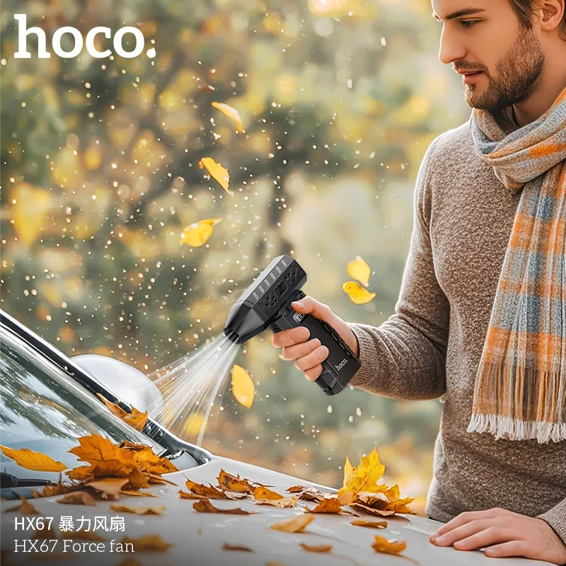 Quạt Hoco HX67 Force trải nghiệm mát lạnh dễ chịu khi sử dụng