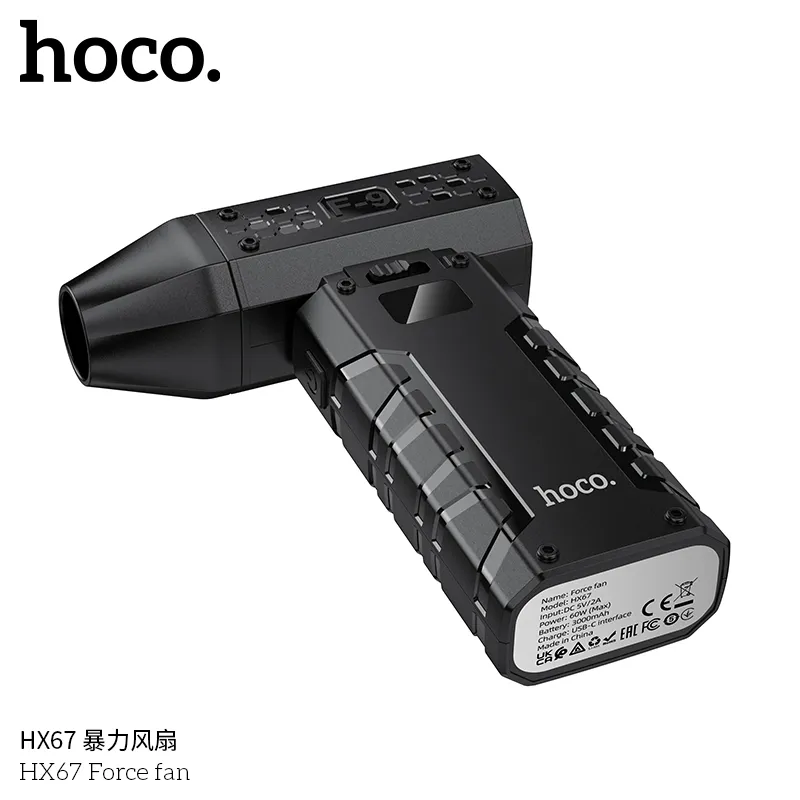 Quạt Hoco HX67 Force đóng gói chắc chắn bảo vệ sản phẩm an toàn