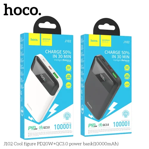 Pin Dự Phòng Hoco J102 Cool Figure PD20W+QC3.0 10000mAh