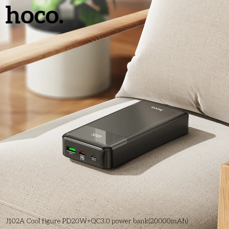 Kích thước pin Hoco J102A 149x71x28mm trọng lượng nhẹ 418g