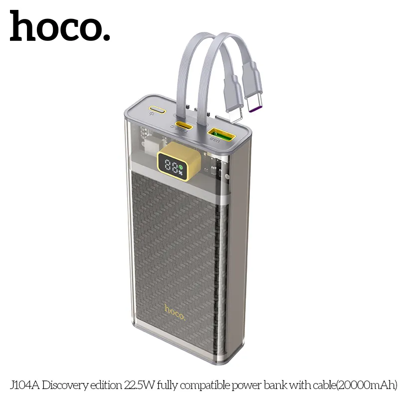 Sạc nhanh đa đầu ra Type-C, USB-A và Lightning tiện lợi