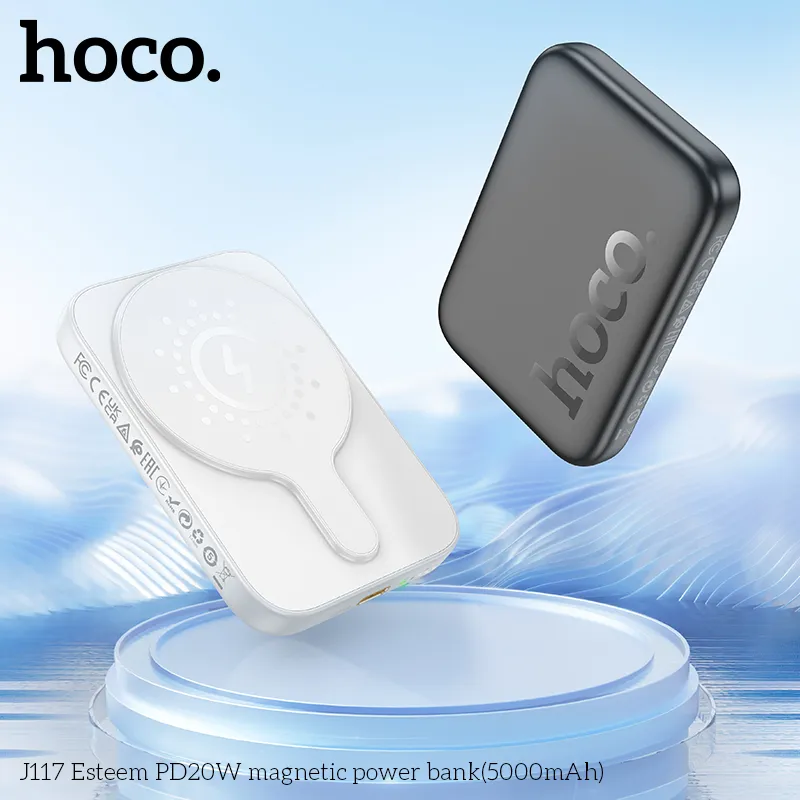Pin dự phòng Hoco J117 có vỏ chống cháy ABS và PC bền bỉ