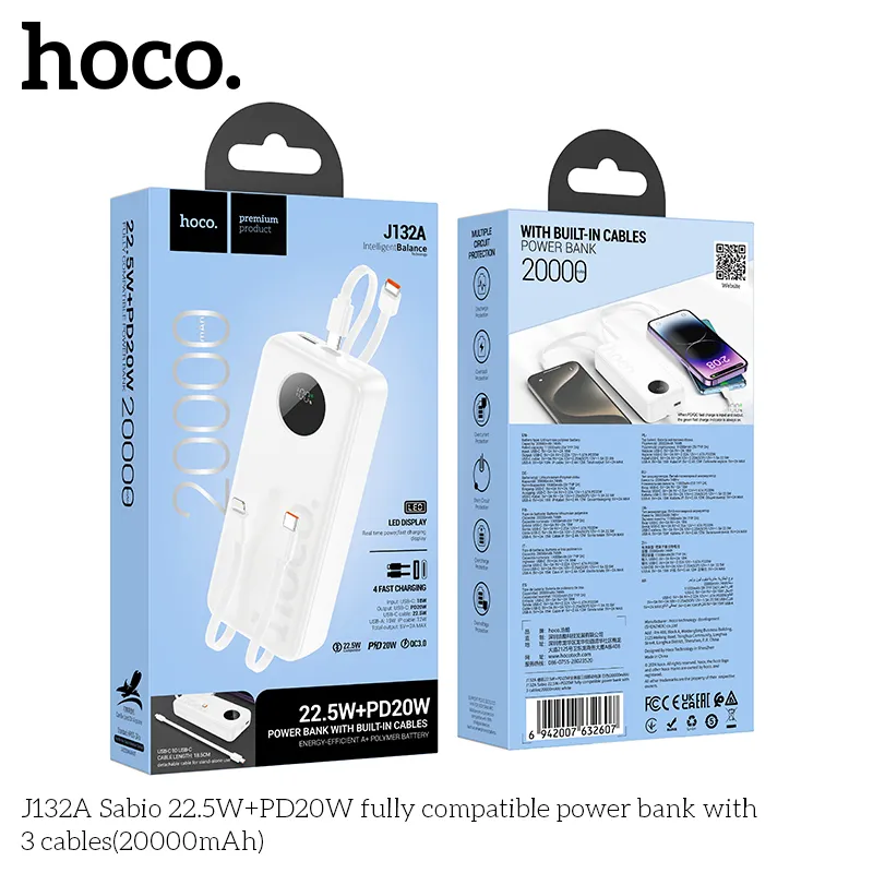 Thương hiệu Hoco uy tín với bảo hành 12 tháng chính hãng Việt Nam